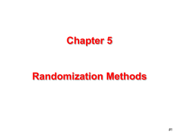 Randomization