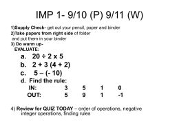 IMP 1- 8/21 (P) 8/22 (W) - Shope-Math
