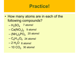 CHEMISTRY-1 CHAPTER 8 CHEMICAL REACTIONS