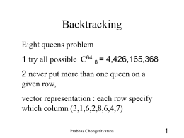 8-queen backtrack