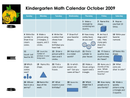 2008-2009 School Year Calendar