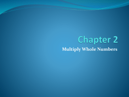 My Math Chapter 2
