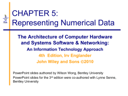 CHAPTER 1: Computer Systems