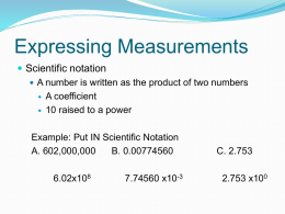 Measurement powerpoint