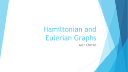 Hamiltonian Graphs - UTK-EECS