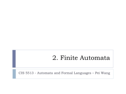 2-finite_automata - CIS @ Temple University