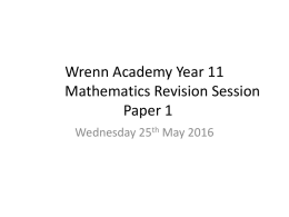 x + 2 - Wrenn Academy