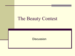 The Beauty Contest - Faculty Directory | Berkeley-Haas