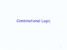 Combinational Logic