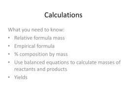Calculations - Life Learning Cloud