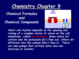 Chemical Formulas 4-18-07