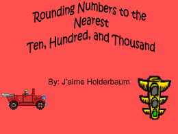 Rounding Numbers - Education Extras