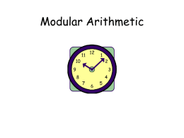 ModularArithmetic