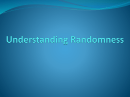 Understanding Randomness - math-b