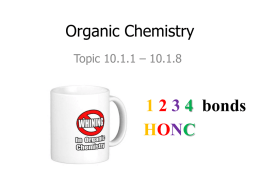 Organic Chemistry: Introduction
