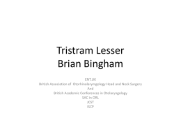 Tristram Lesser Brian Bingham - UEMS