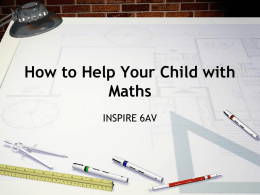 How to Help Your Child with Maths