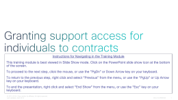 Granting support access for individuals to contracts