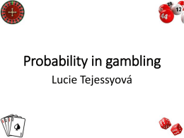 Probability in gambling