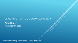 Guidance Team - Bexley City Schools