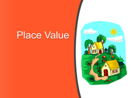 Place Value Vocabulary and Powerpoint File