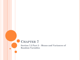 Chapter 7 Section 7.2 Part 2