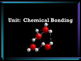 Unit: Chemical Bonding I. Compound - Pure substances