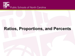 Ratio and Proportional Relationships PPT