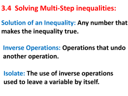 3_4 Solving Multi-Step Inequalities