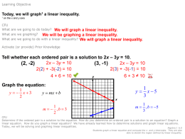 Algebra 1.6.0 Linear Inequalities (PowerPoint)