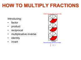 Multiply Fractions