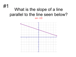 What is the slope of a line that is parallel to the linear equation below?