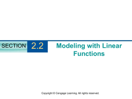 Finding the Inverse of a Linear Function