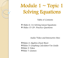 Module1Topic1Notes