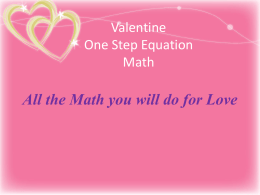 Valentine`s Math Quiz: All The Math You Will Do For Love