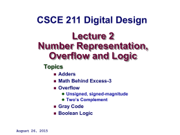 211Lec02-NumberRepAndOverflow