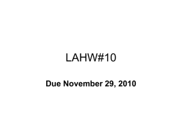 LAHW10