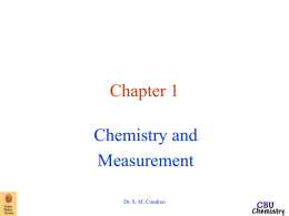 Chemistry Measurement