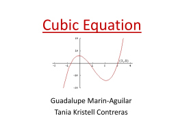 Cubic Equation - Cloudfront.net