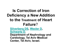 Is Correction of Iron Deficiency a New Addition to the