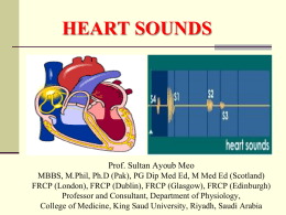 second heart sound
