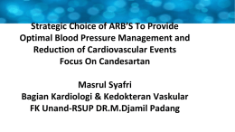 ARBs - Cardiology Update FK UNAND