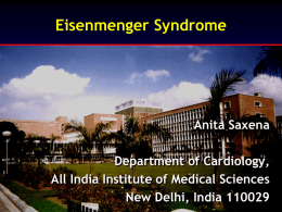 Eisenmenger Syndrome