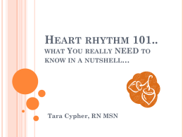 Heart rhythm 101