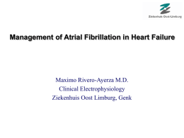 Management of AF and HF - Belgian Working Group Heart Failure