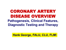 Coronary Disease Overview