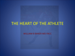 THE HEART OF THE ATHLETE