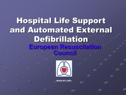 Hospital Life Support and Automated External Defibrillation