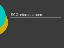 ECG interpretations good