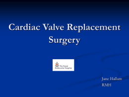 Cardiac Valve Replacement Surgery